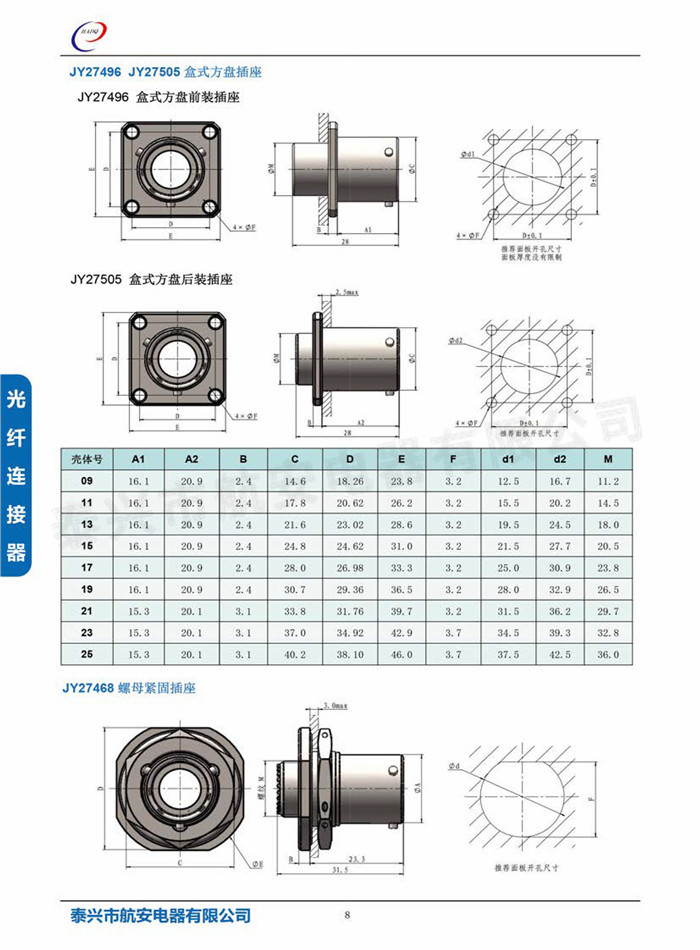 J599I系列电连接器