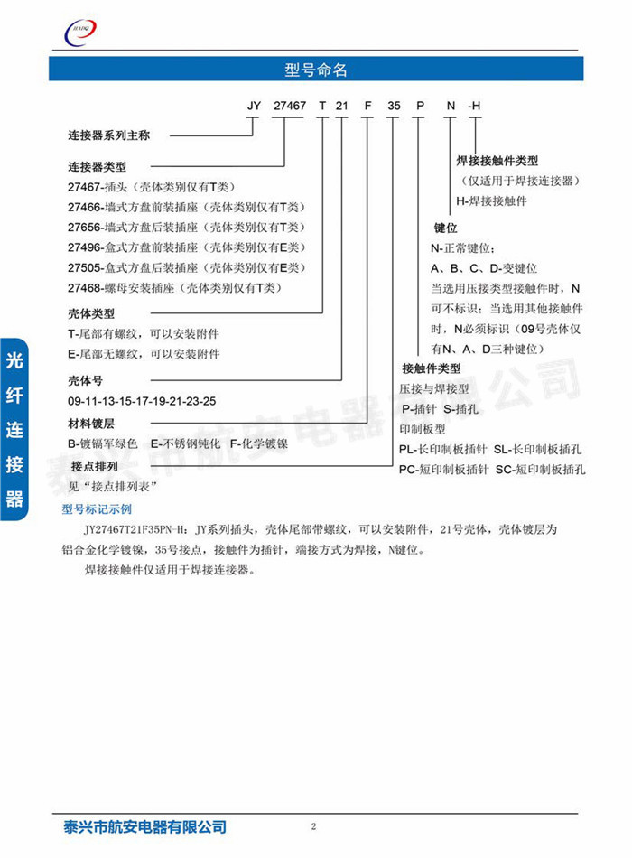 J599I系列电连接器