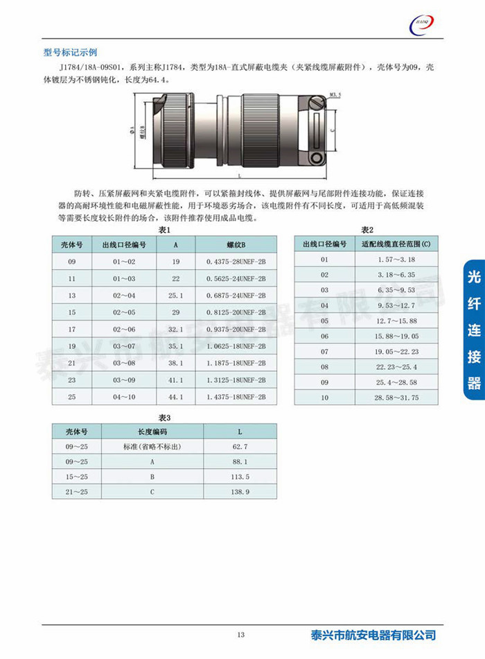 J599I系列电连接器